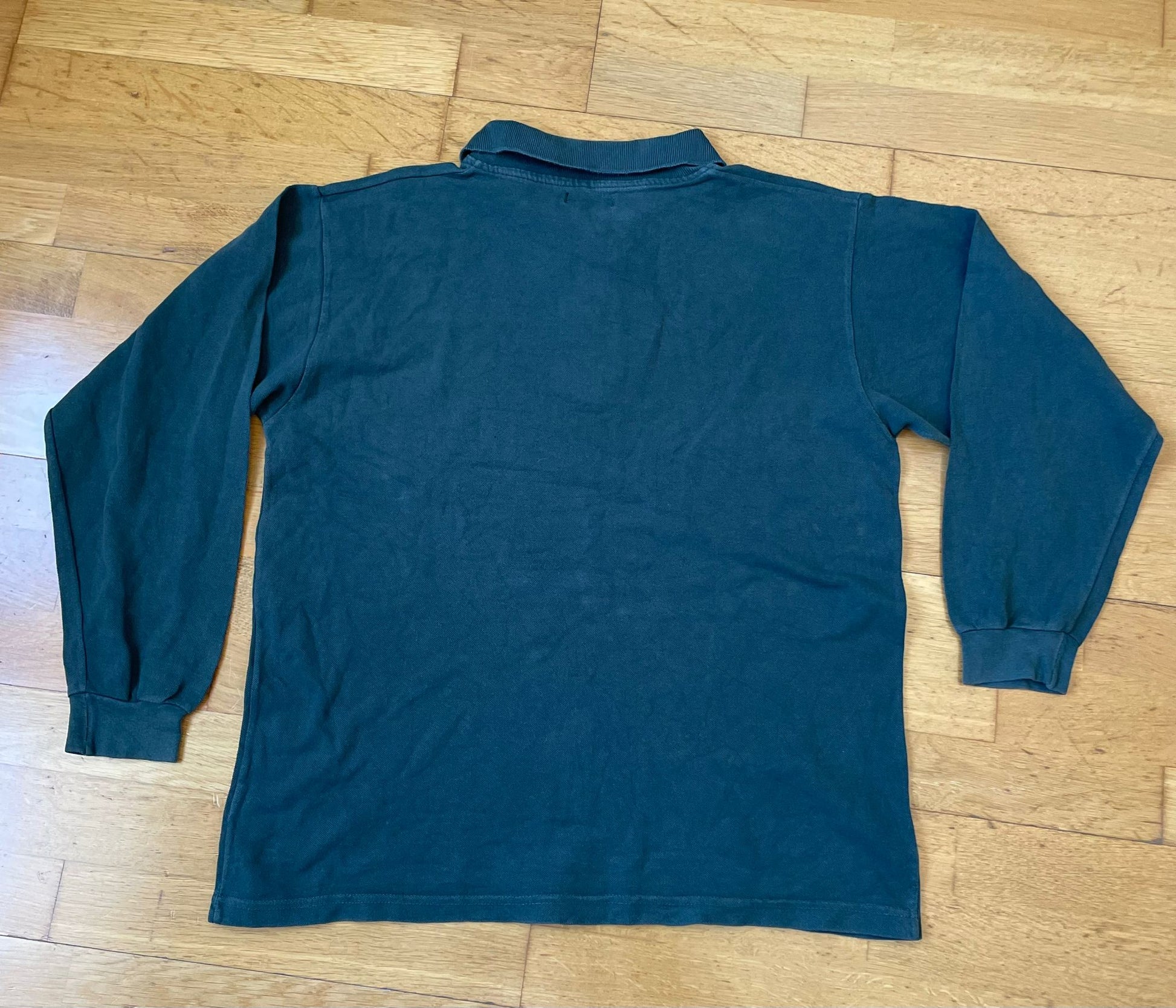 Burberry Polo Vintage Manga Larga — Talla L