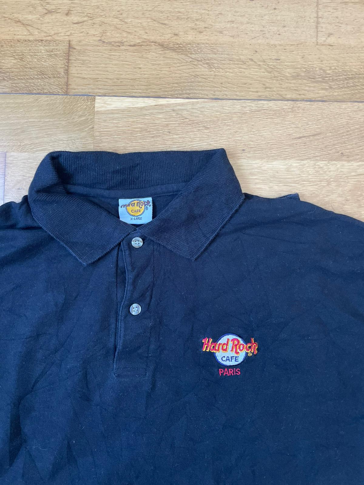Hard Rock Café Paris Polo Vintage — Talla XL