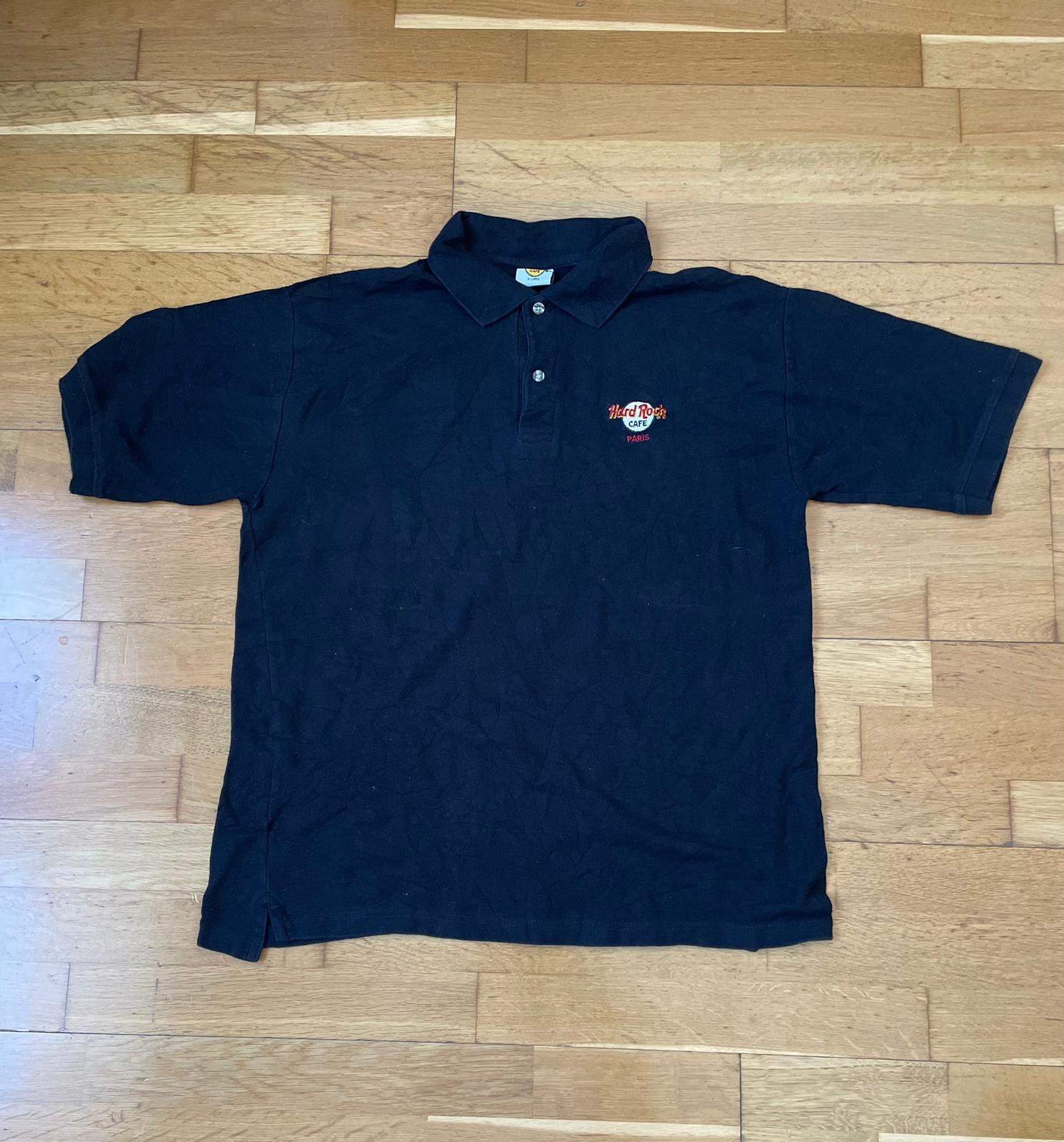 Hard Rock Café Paris Polo Vintage — Talla XL