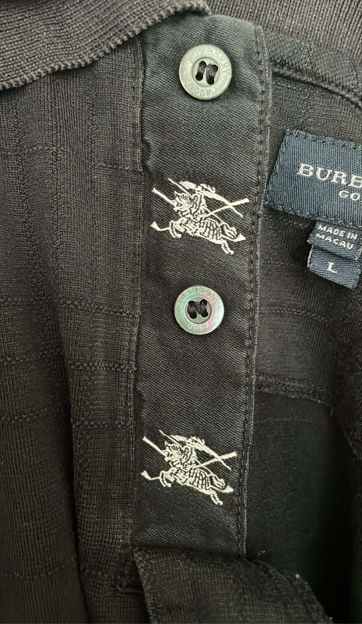 Burberry Polo Golf - Talla L