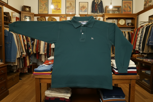 Burberry Polo Vintage Manga Larga — Talla L